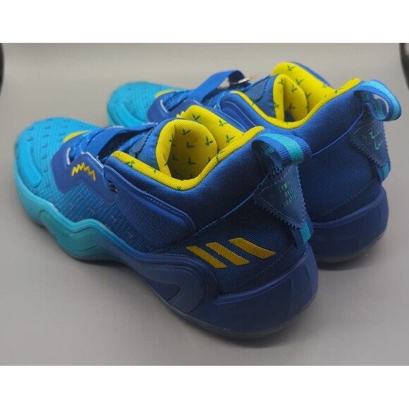 adidas D.O.N. Issue 3 x Ninja Time In Blue Bright Cyan Sz 11 @spidamitchell NWOB main image 4